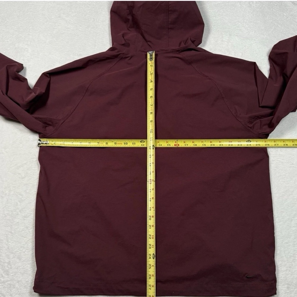 Nike Tech Woven Jacket Full Zip Hooded HM7151-652 Burgundy $145 Men's L Large - Picture 7 of 7